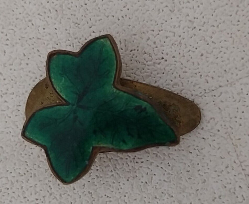 Spilla quadrifoglio verde - quadrifoglio,