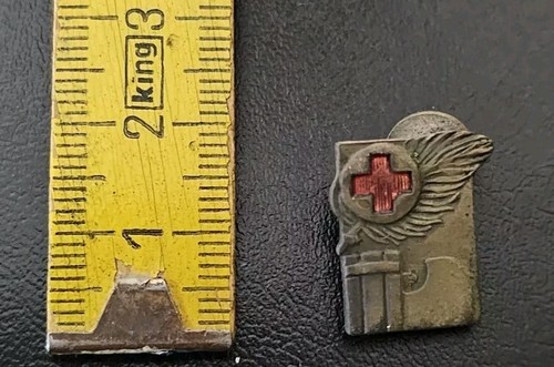 Spilla bavero croce rossa - spilla,